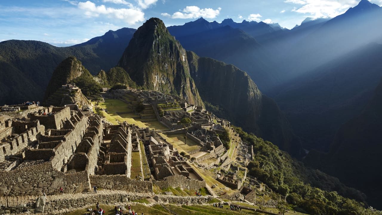 sunrise in Machu Picchu