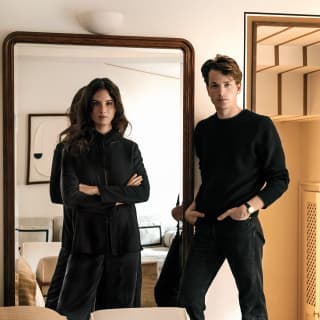 Designers Hugo Sauzay and Charlotte de Tonnac who have masterminded a redesign of Splendido Mare