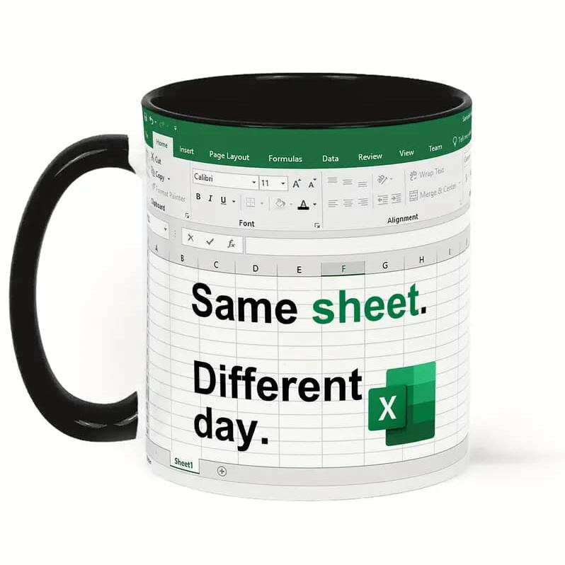 Same sheet. Different day. Same sheet. Different day.