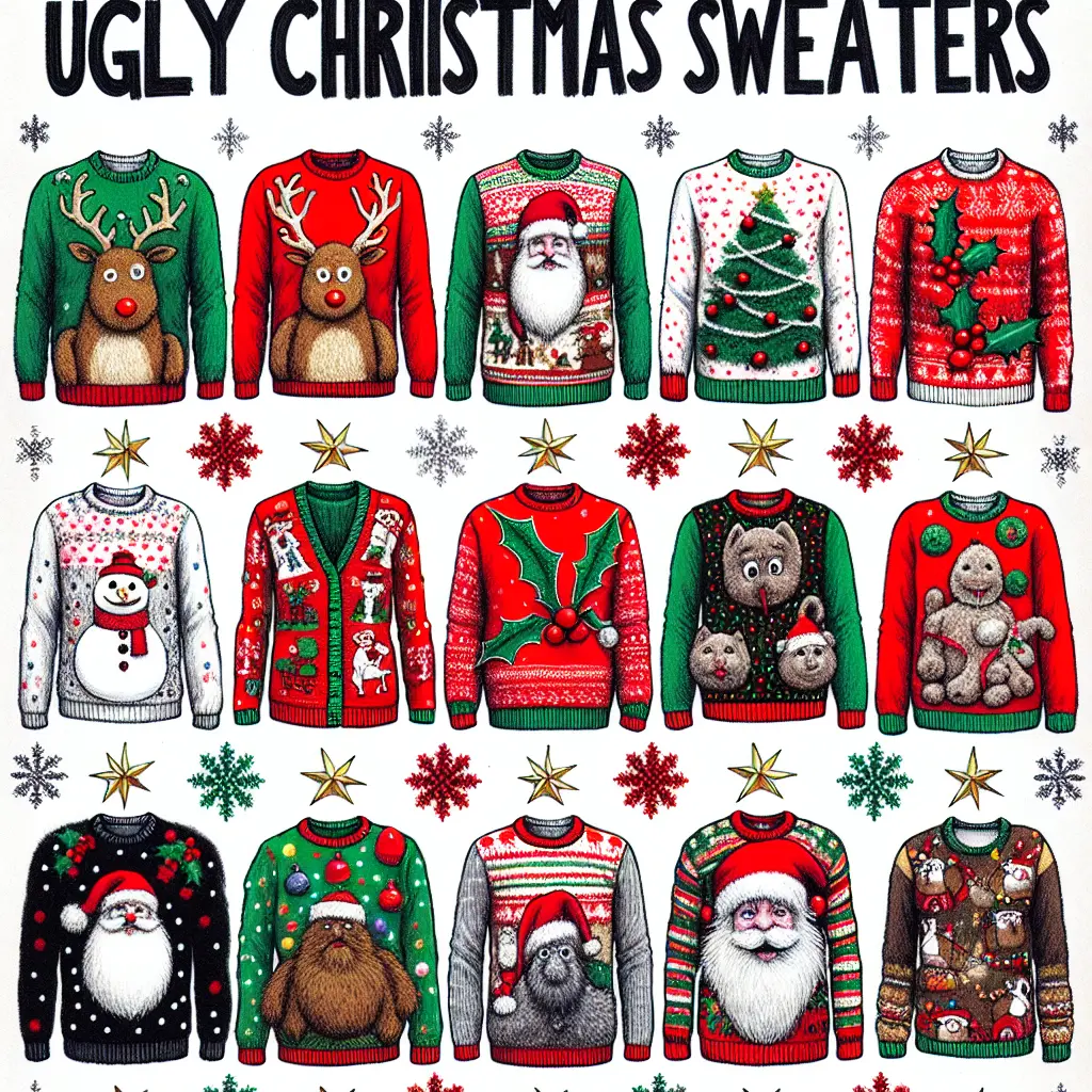 Ugly Christmas Sweaters make Great Office Gifts